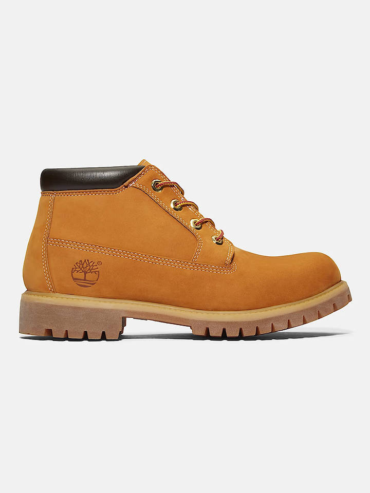Timberland Leder-Boots in Hellbraun - 43