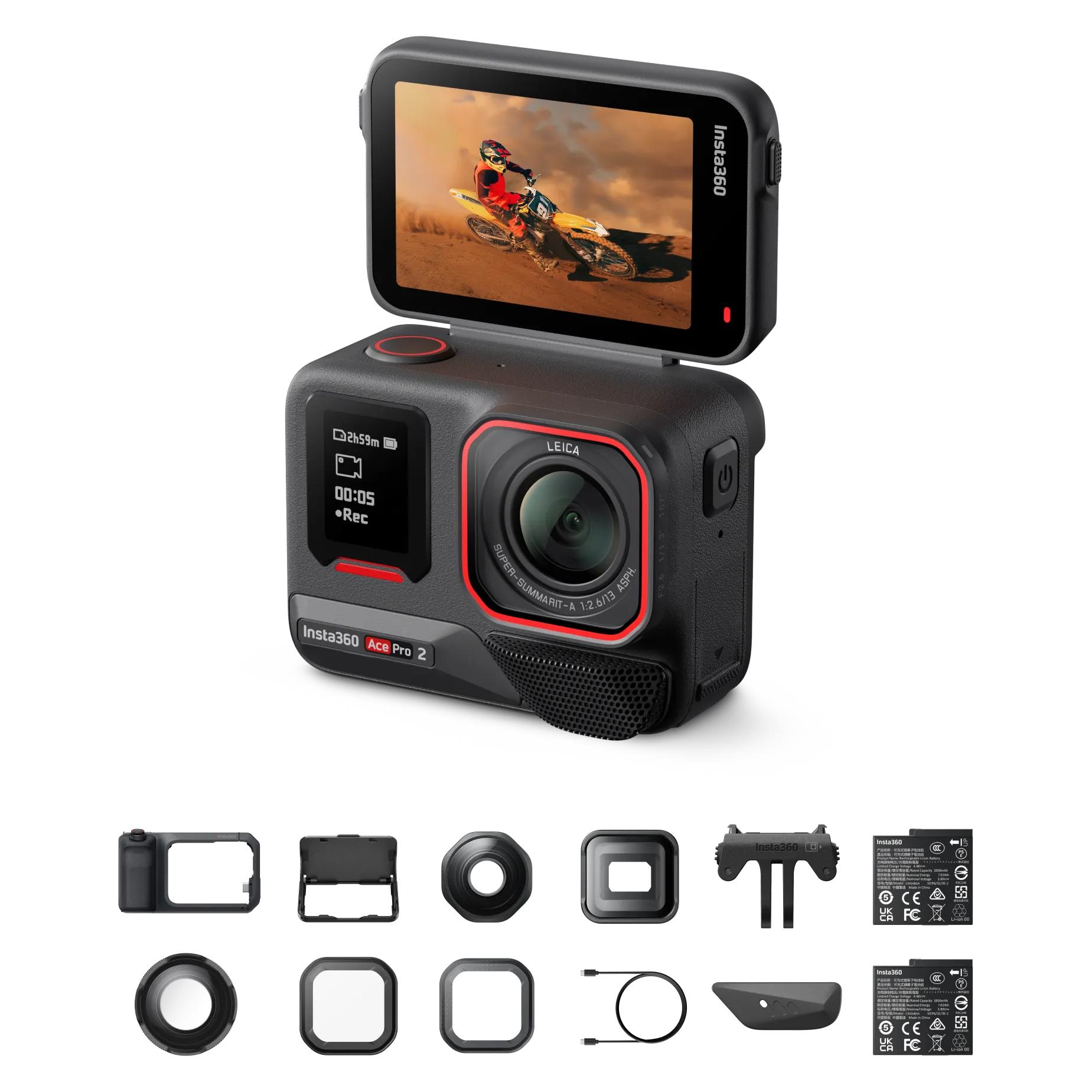 Insta360 Ace Pro 2 Ultimate Videography Bundle Action Camera (30p, NFC) (6977644768945)