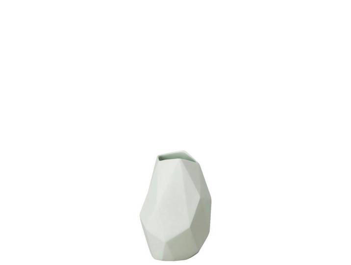 Rosenthal Vase Surface - Sea Salt, Mintgrau, Keramik, 14.1 cm, Dekoration, Vasen, Keramikvasen