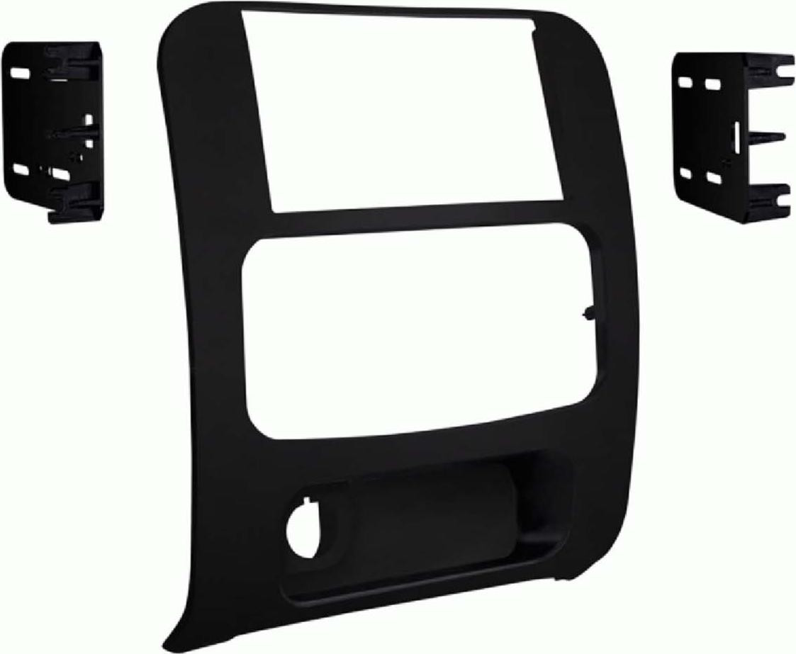 ACV Radiofrontpaneel 2-DIN zwart voor Jeep Cherokee (KJ) / Liberty (KJ)