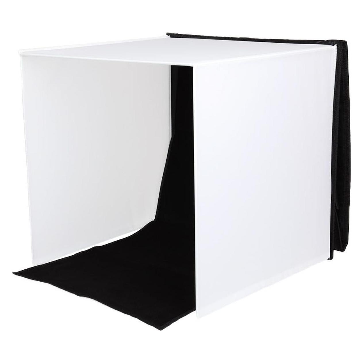 Caruba Tragbares Fotostudio mit Separaten LED Leuchten 40x40x40cm (D125982)