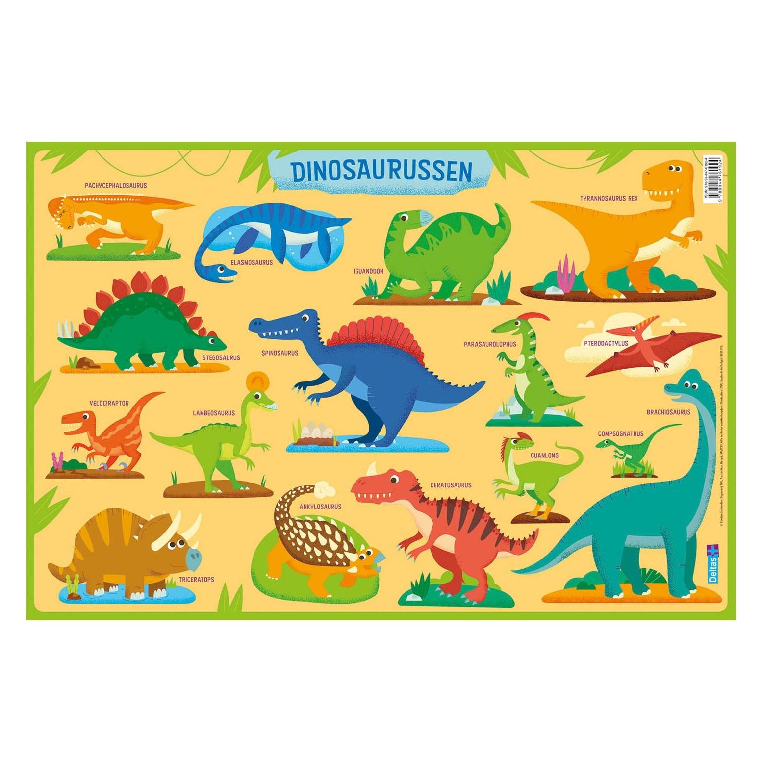Deltas Pädagogische Untersetzer Vorschule - Dinosaurier (49046648)