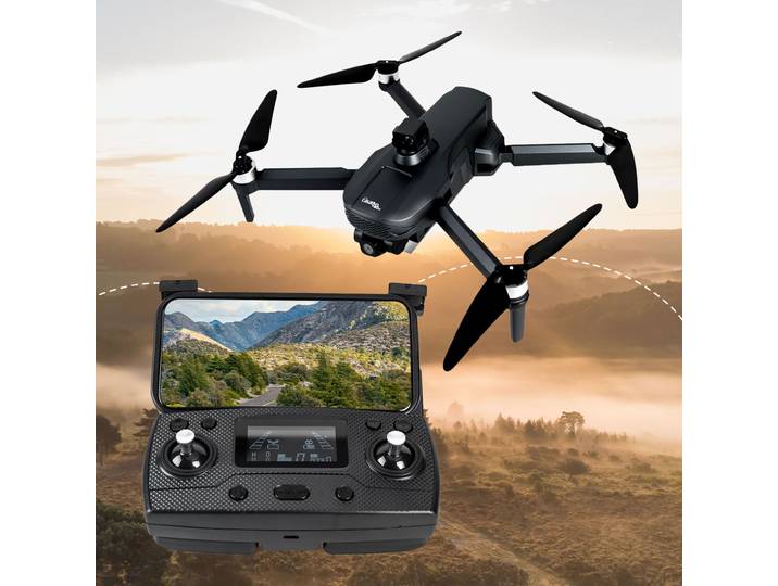 GPS-Drohne mit 4K-Kamera, faltbar, 360°-Abstandssensor, App