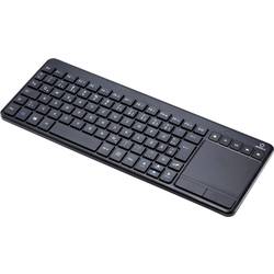 Renkforce MT-1006 Funk Tastatur, Touchpad Deutsch, QWERTZ Schwarz Integriertes Touchpad, Maustasten, Multimediatasten RF-3820142
