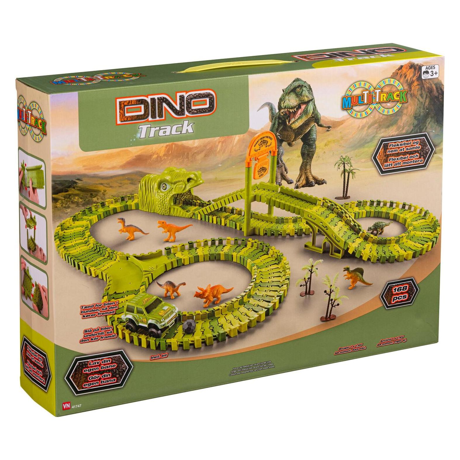 Multi Track - Dino Race Track Set, 168 Pieces (41747) (41747)