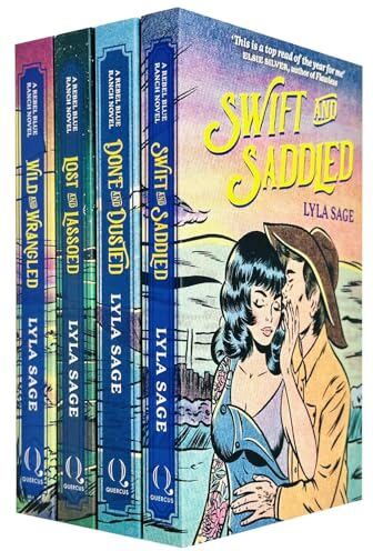 Hachette Rebel Blue Ranch Series 4 Books Collection Set By Lyla Sage (Done and Dusted, Swift and Saddled, Lost and Lassoed and Wild and Wrangled)   Small-Town