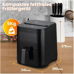 Extralink EU SJ-520, Fritteuse, Schwarz