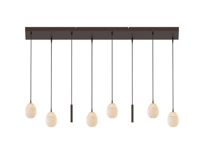 Design hanglamp Alta 8-lichts cacao Masterlight - 2321-15-130258FC2209