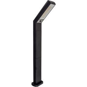ChiliTec Wegeleuchte SWL-78, schwarz, mit Solar, Pollerleuchte, LED, IP44, mit Bewegungsmelder, Höhe 78 cm