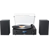 MC 8000DI, Kompaktanlage schwarz, Plattenspieler, UKW/DAB+, Internetradio, Bluetooth