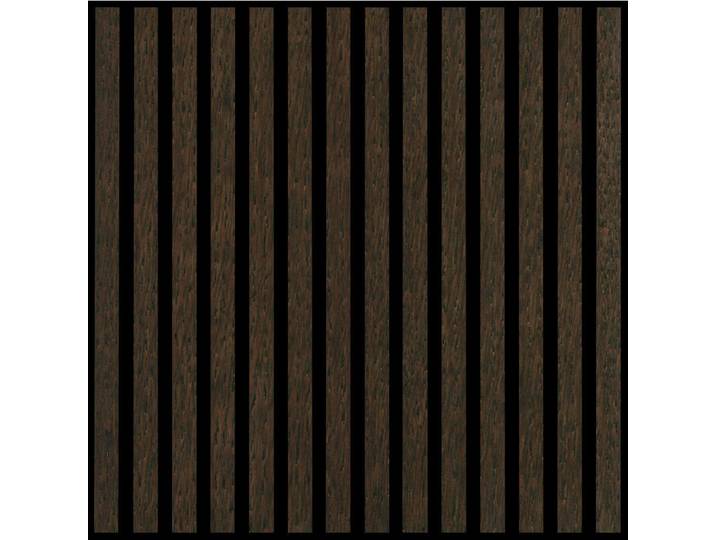 Akustikpaneel Eiche Geräuchert furniert, Eichefarben, furniert, 56x56x1.9 cm, Montage ohne Bohren, Tapeten & Wandverkleidungen, Akustikpaneele
