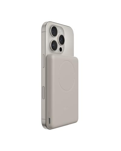 Belkin BoostCharge Magnetische Power Bank 5000mAh, Zand/Beige
