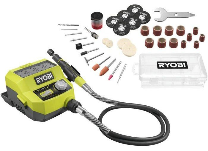 Ryobi RRTS18-0A35 Mini-gereedschap 18V ONE+, voor graveren en schuren, inclusief 35 accessoires