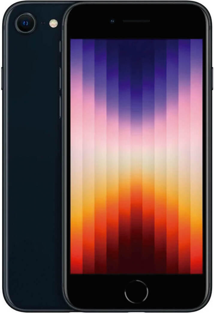 Apple iPhone SE, 11,9 cm (4.7"), 1334 x 750 Pixel, 128 GB, 12 MP, iOS 15, Schwarz