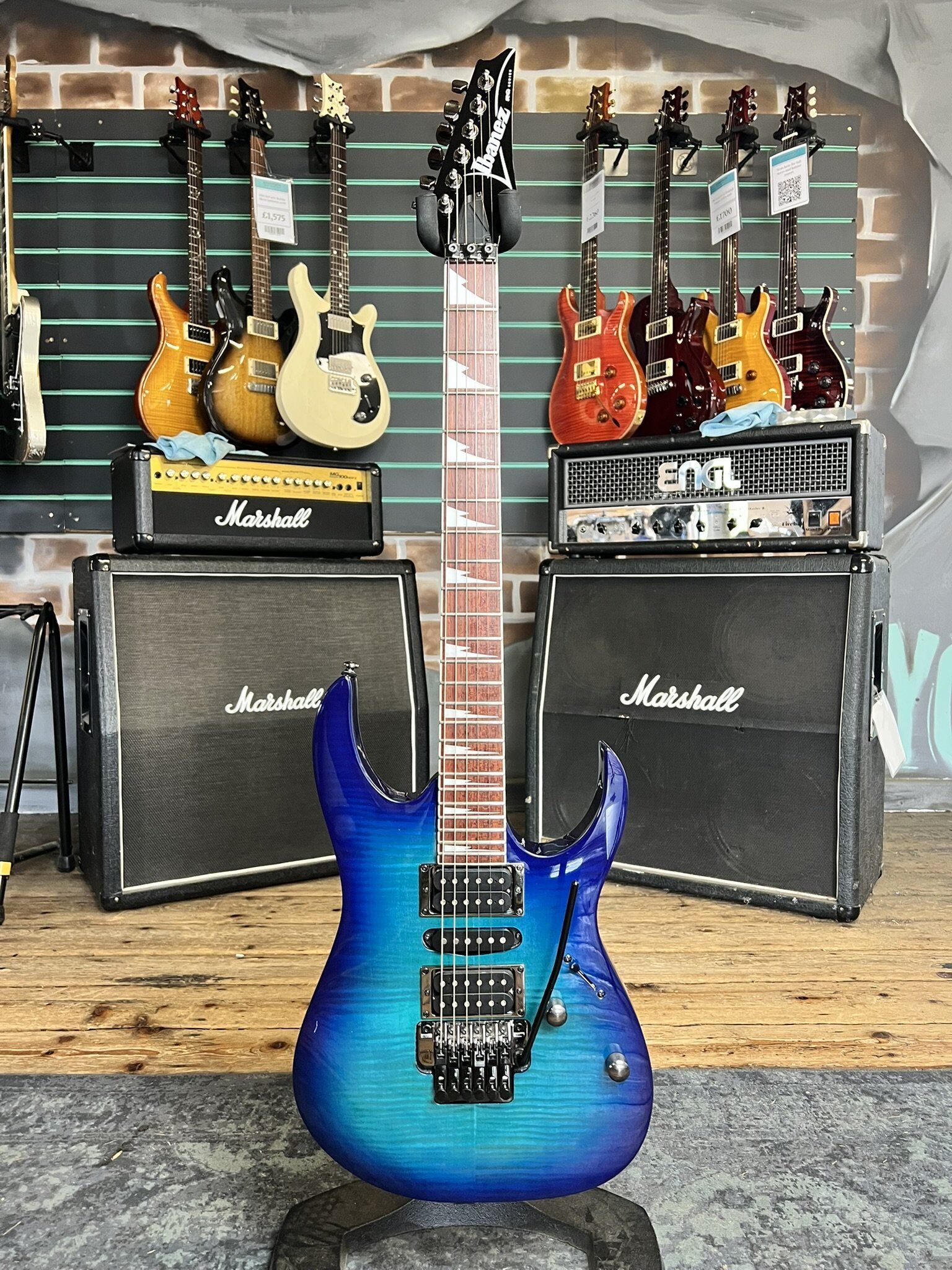 Ibanez RG370FMZ Sapphire Blue 2019 Electric Guitar   blue - Refurbished