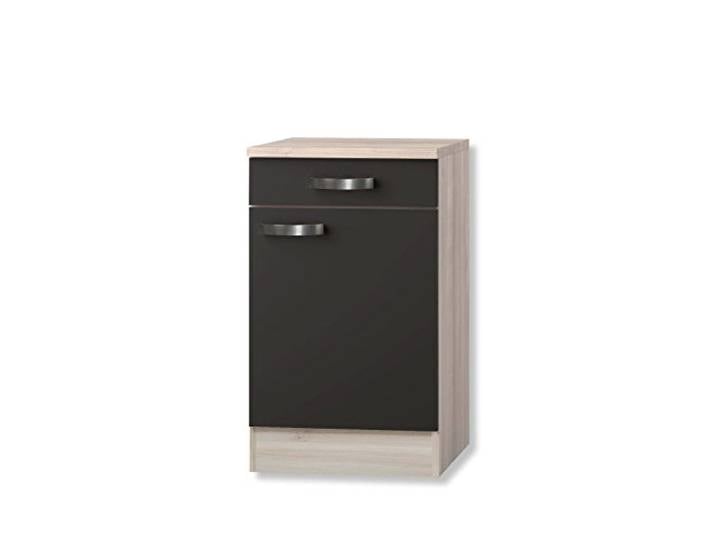 ROLLER idealShopping GmbH Unterschrank mit Arbeitsplatte Faro U506-9 in anthrazit
