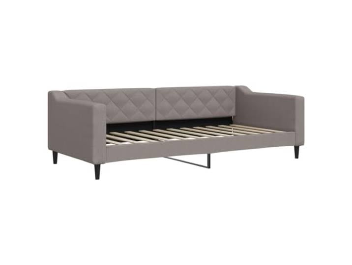 vidaXL Tagesbett Taupe 90x200 cm Stoff