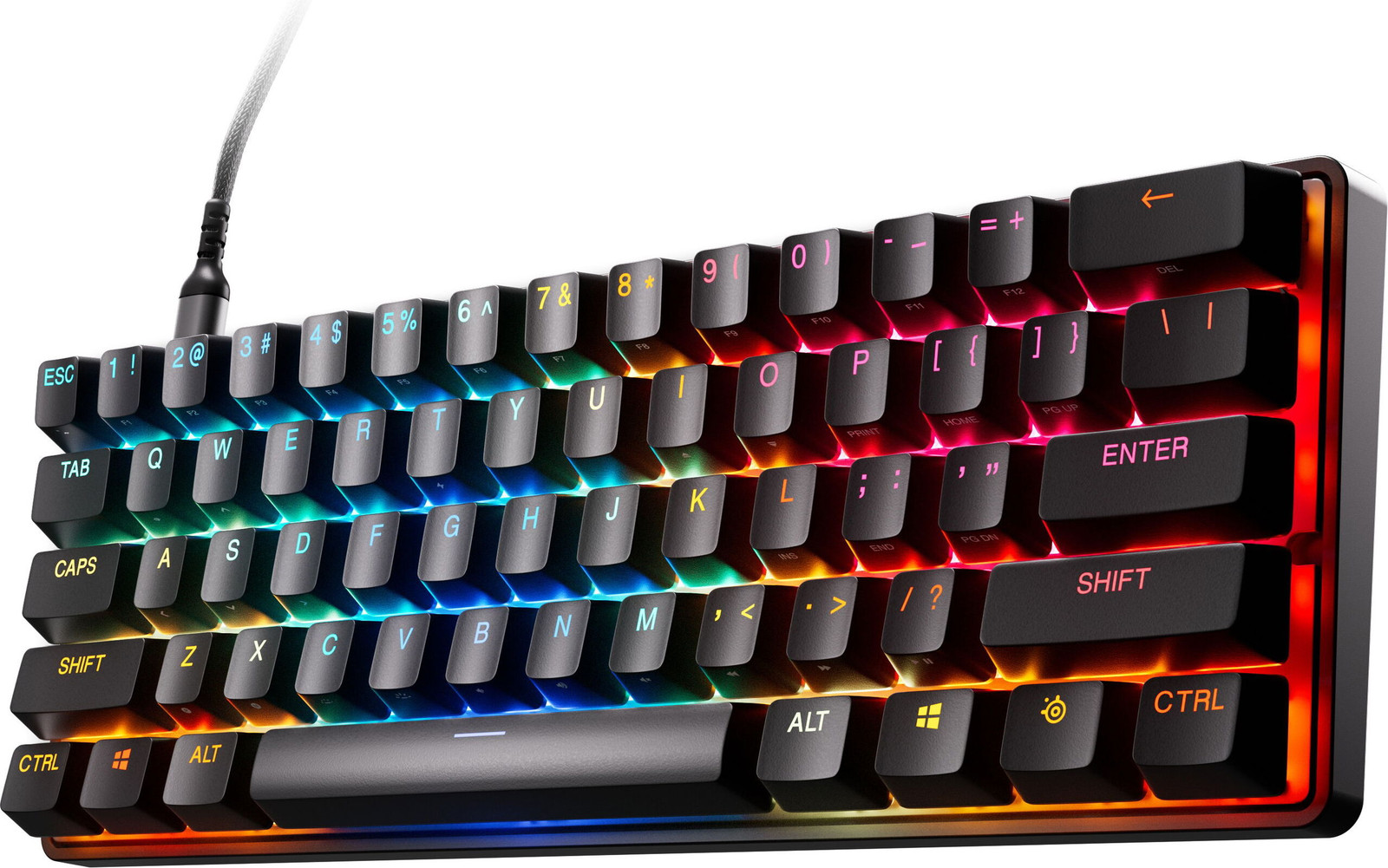 SteelSeries Apex Pro Mini Gen 3 Magnetisch-mechanisch Gaming Toetsenbord, QWERTY, RGB LED, Zwart