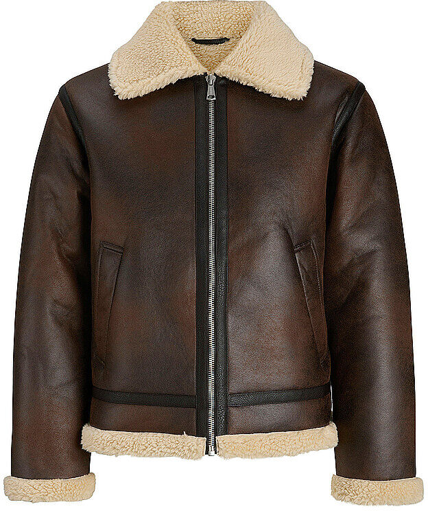 JACK & JONES  Jacke in Lederoptik JORNORREBRO braun   L L