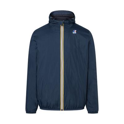 Funktionsjacke K-WAY "K-Way Funktionsjacke LE VRAI 4.0 CLAUDE WARM", Gr. XL, blau depth, Obermaterial: 100% Nylon. Füllung: 100% Polyester, Jacken Funktionsjacke