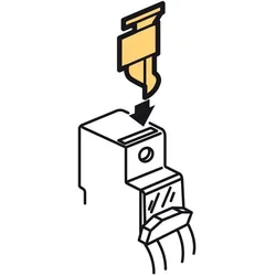 Legrand 406304 Schraubenabdeckung DX3,plombierbar,für 1-modulige Geräte,z.B.für LS-SChalter TX3