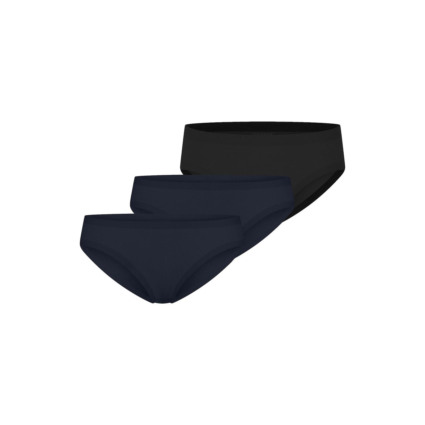 Schiesser Damen Slip Invisible Cotton 3er Pack