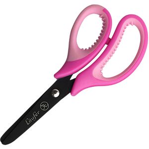 Läufer Kinderschere 87222, 13cm, für Rechtshänder, pink/rosa, ab 4 Jahre