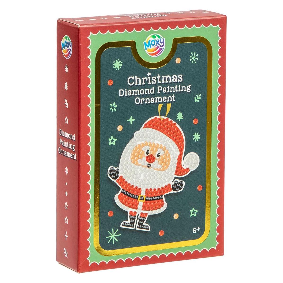 Grafix MOXY Diamantov Kleine Nachtornamente für den Ofen, Weihnachtsmann (800085)