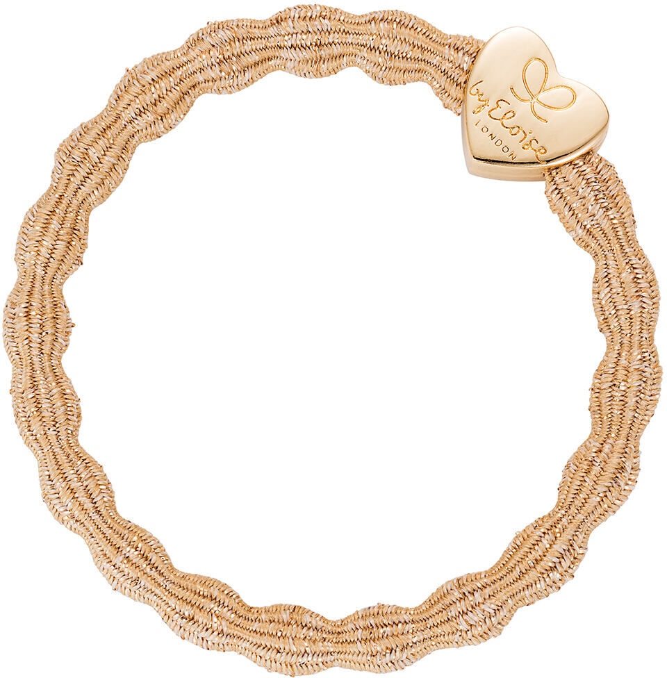 By Eloise London Metallic Gold Heart color Coral Reef