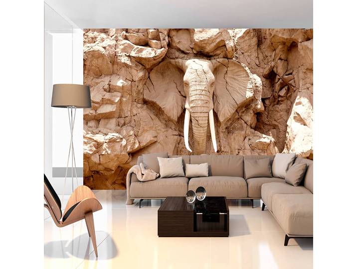 Papier peint intissé Stone Elephant 450 x 315cm