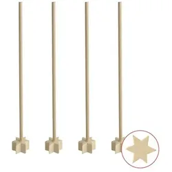 Papstar 500 Cocktail-Stampfer, Holz pure 17 cm natur Star