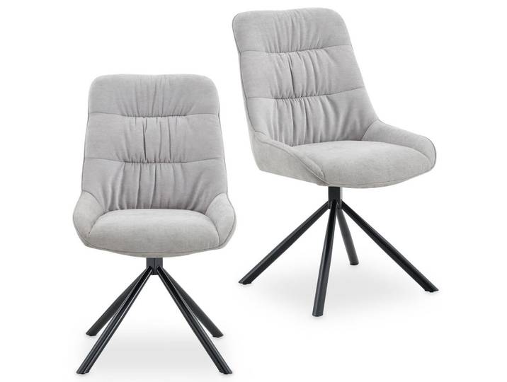 ESSZIMMERSTÜHLE LIBRA 2er-Set grau