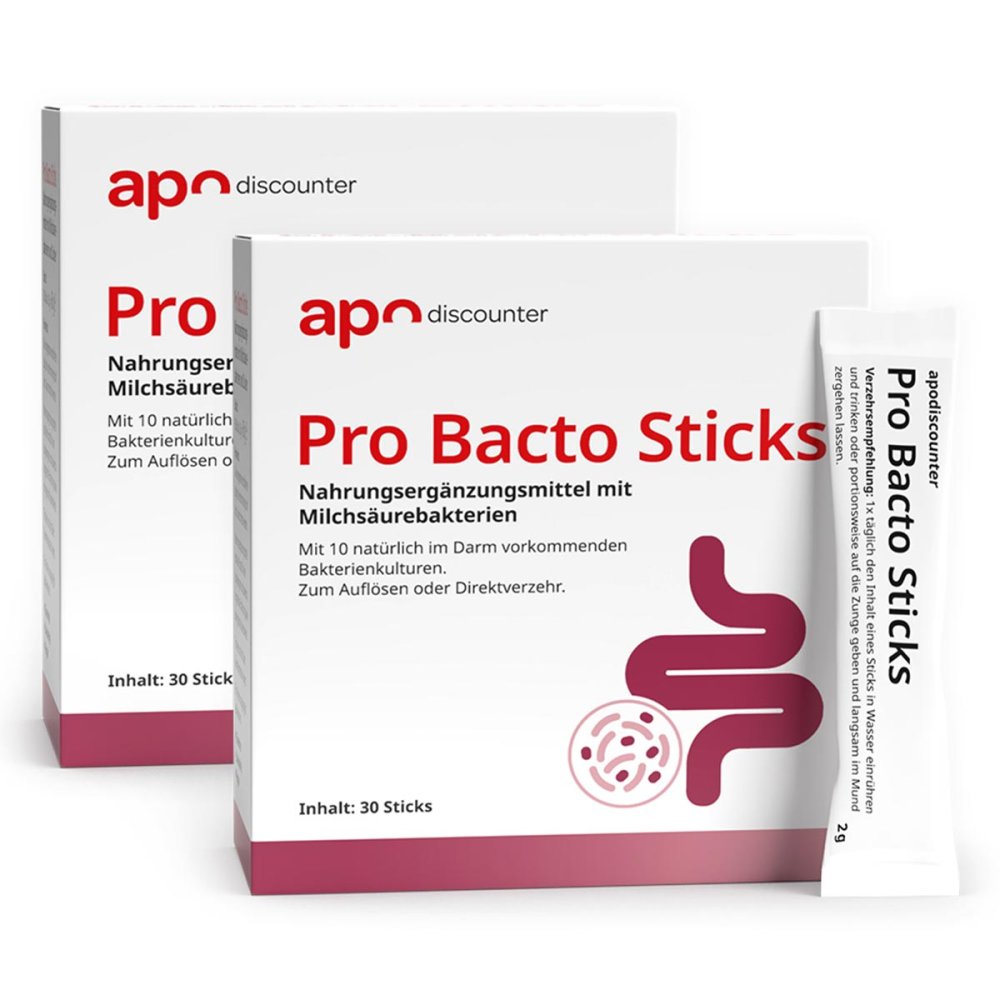 apo.com Group GmbH Pro Bacto Probiotika Sticks mit Milchsäurebakterien 08106665