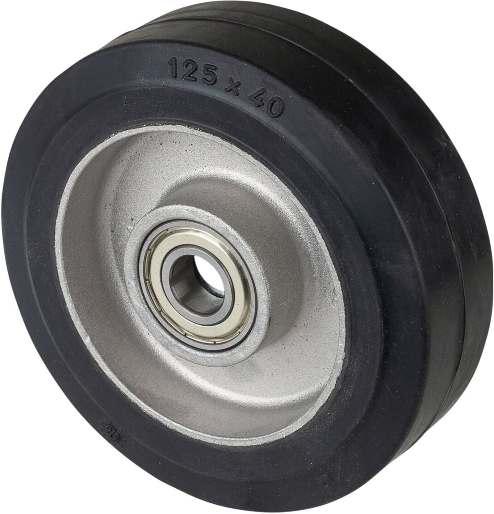 BS Rollen Gummirad B80.127 Raddurchmesser 125 mm)