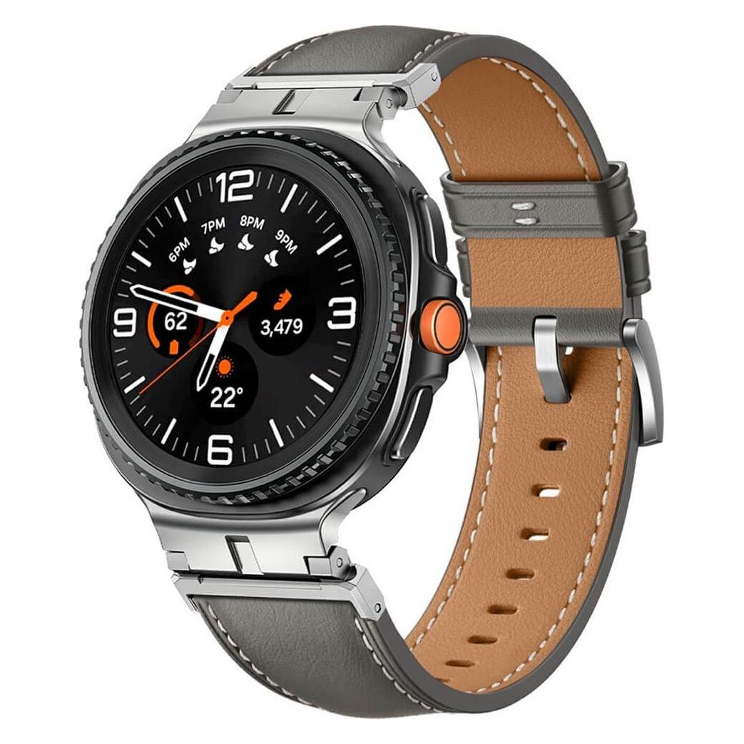 Cover-Discount Samsung Galaxy Watch 8 40mm / 44mm - Ersatzband Armband Leder (Leder) (69344036)