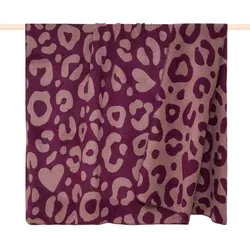 pad Kuscheldecke Leo 150 x 200 cm Mischgewebe Burgundy