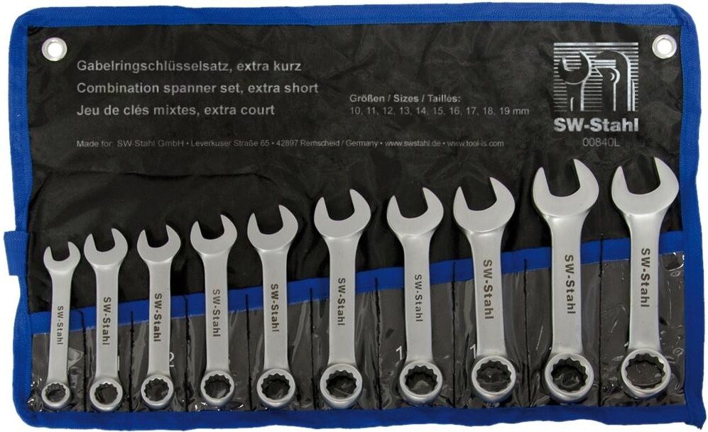 SW-Stahl 00840L Spanner Set, ring / open ended