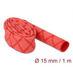 Delock 19591 Schrumpfschlauch Rot 15 mm Schrumpfrate:2:1 1 St.