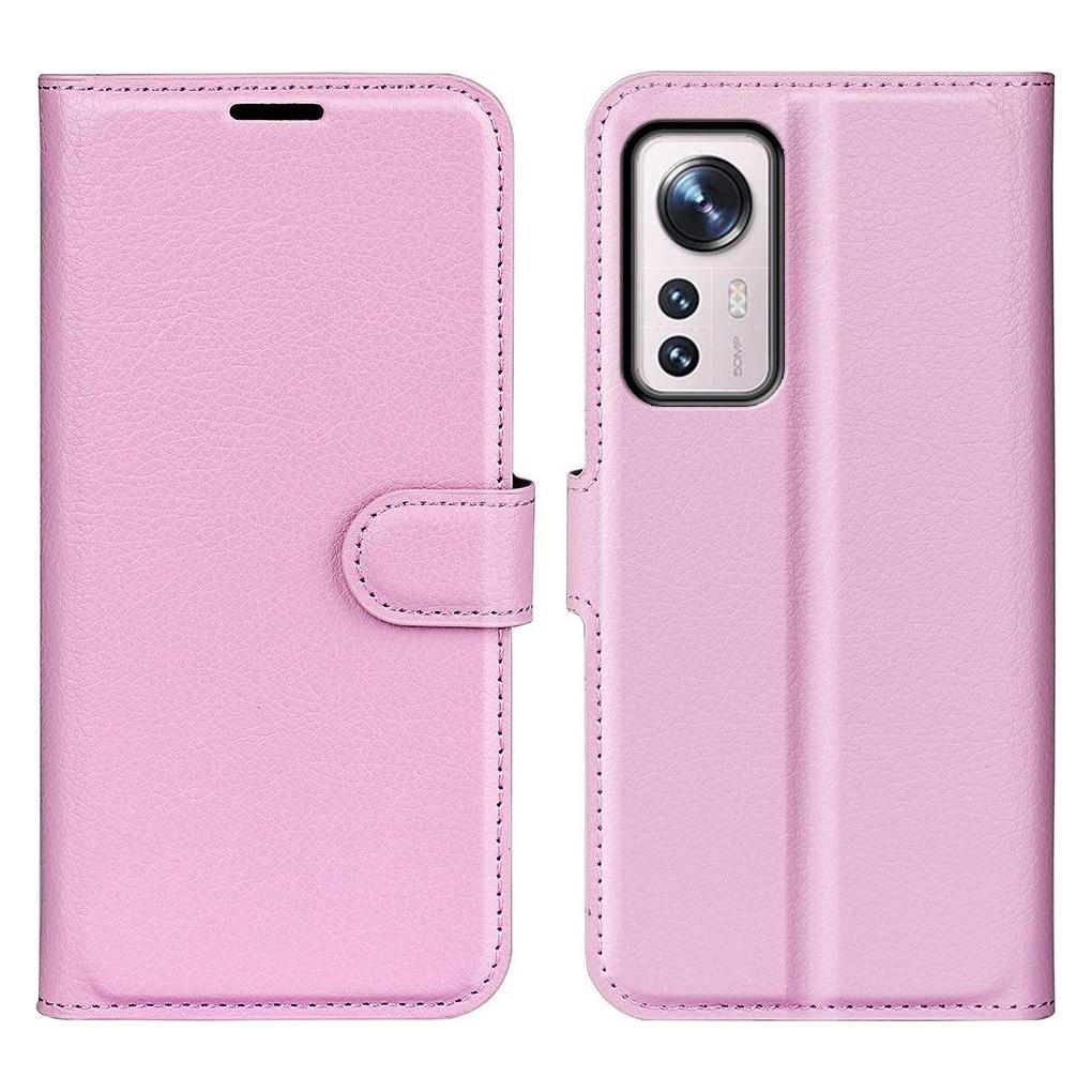 Cover-Discount Xiaomi 12 Pro - Leder Etui Hülle rosa-Copy (Xiaomi 12 Pro) (101914310D)