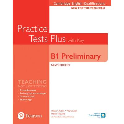 Cambridge English Qualifications: B1 Preliminary Practice Tests Plus with key, Taschenbuch von Helen Chilton,Mark Little,Michael Black,Russell