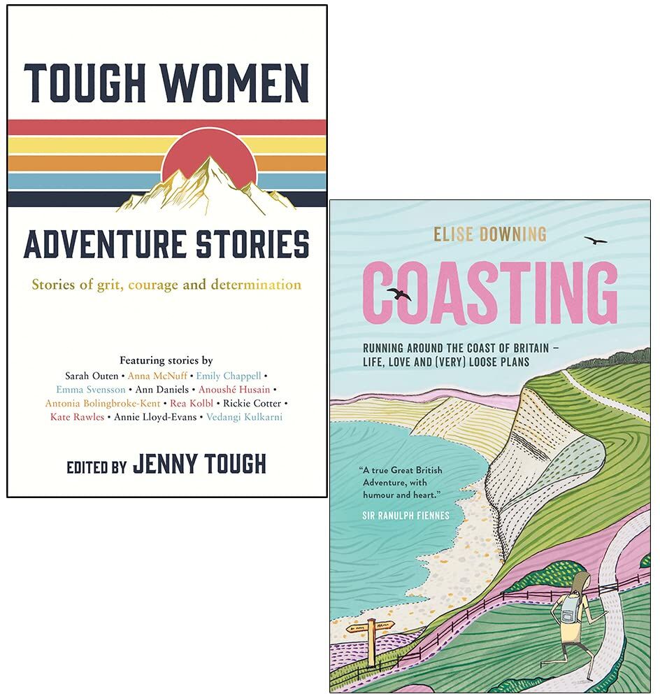 Summersdale Publishers Tough Women Adventure Stories By Jenny Tough & Coasting By Elise Downing 2 Books Collection Set