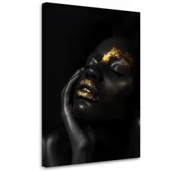 LEINWANDBILD Afrikanische Frau Akt 60x90cm