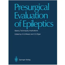 Presurgical Evaluation of Epileptics, Fachbücher