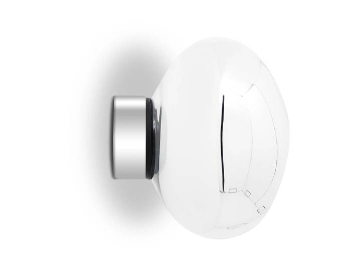 Tom Dixon Melt Surface mini Wandleuchte LED 30 cm Silver