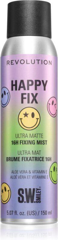 Revolution Happy Fix Ultra Matte 16h Fixing Mist makeup setting spray 150 ml