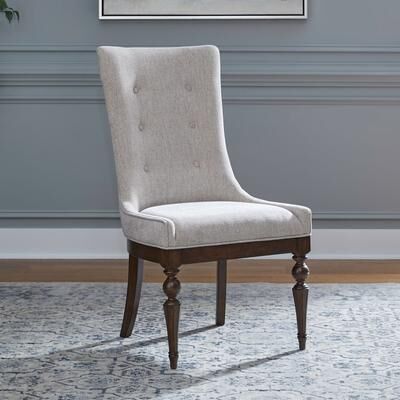 "Liberty Furniture Arden Road Fully Upholstered Dining Chairs Set of 2 Cherry - Width 22"" x Depth 26"" x Height 42"""