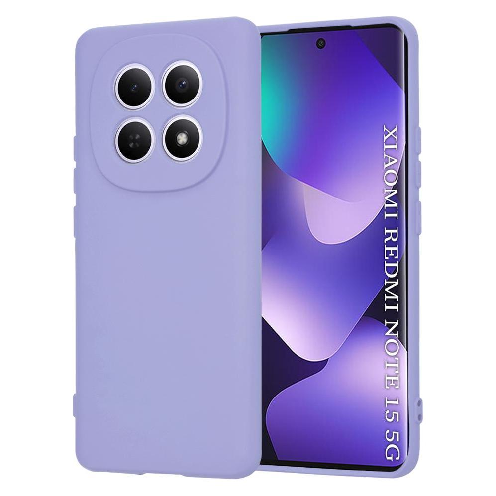 Techsuit - SoftFlex - Xiaomi Redmi Note 15 5G / Note 15 4G / Poco M8 5G - Light Purple (Xiaomi Redmi Note 15 5G, Xiaomi Redmi Note 15 Pro 4G) (66450846)