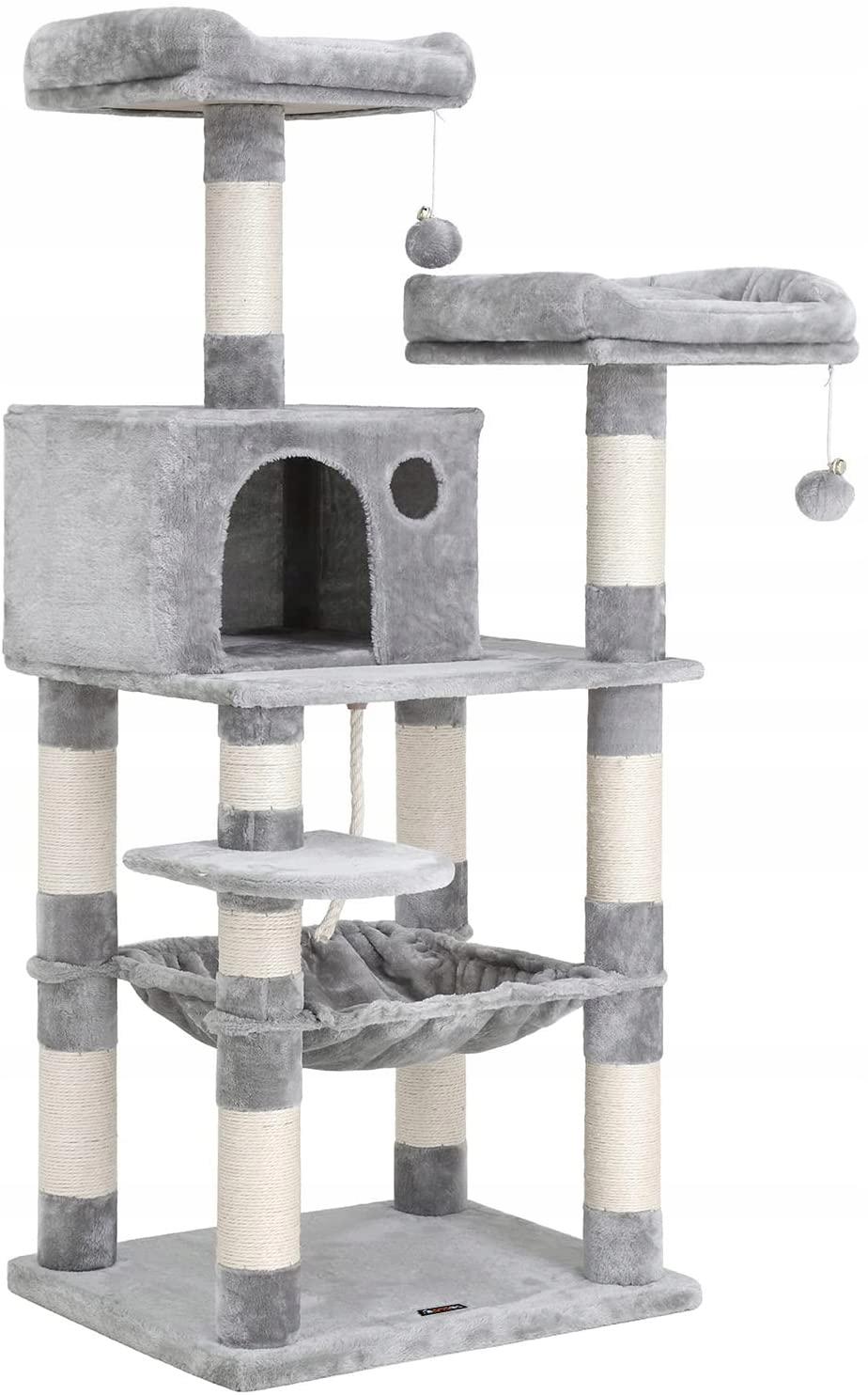 Feandrea Kratzbaum PCT15W Hohe Aussichtsplattformen Grau