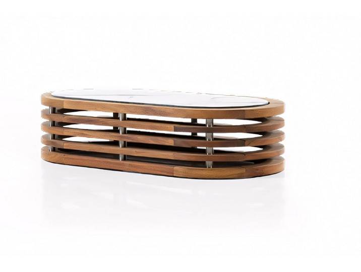 JVmoebel Couchtisch Brauner Holz-Couchtisch mit elegantem Design für modernes Wohnen (Packung), Made in Europe