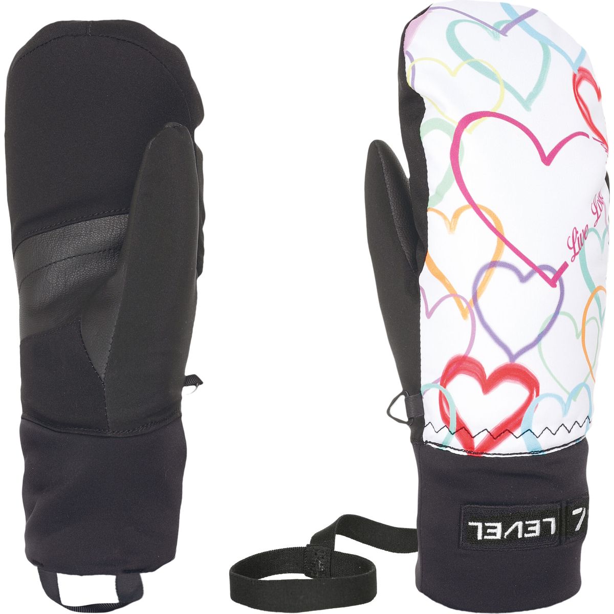 Level Comet Mitten JR pk rainbow (39) 5 4136JM-39-5